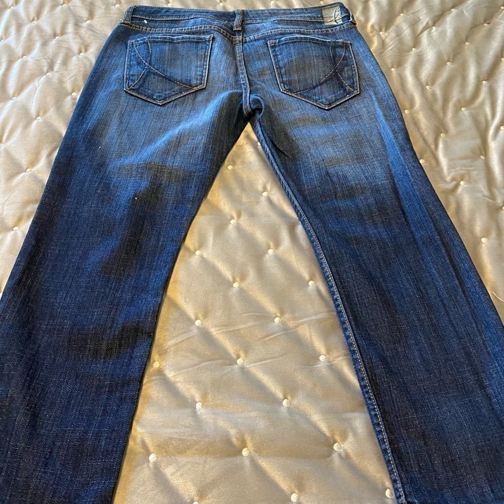 !It Jeans Los Angeles Cropped Flare Low Rise size 29 - Picture 3 of 5